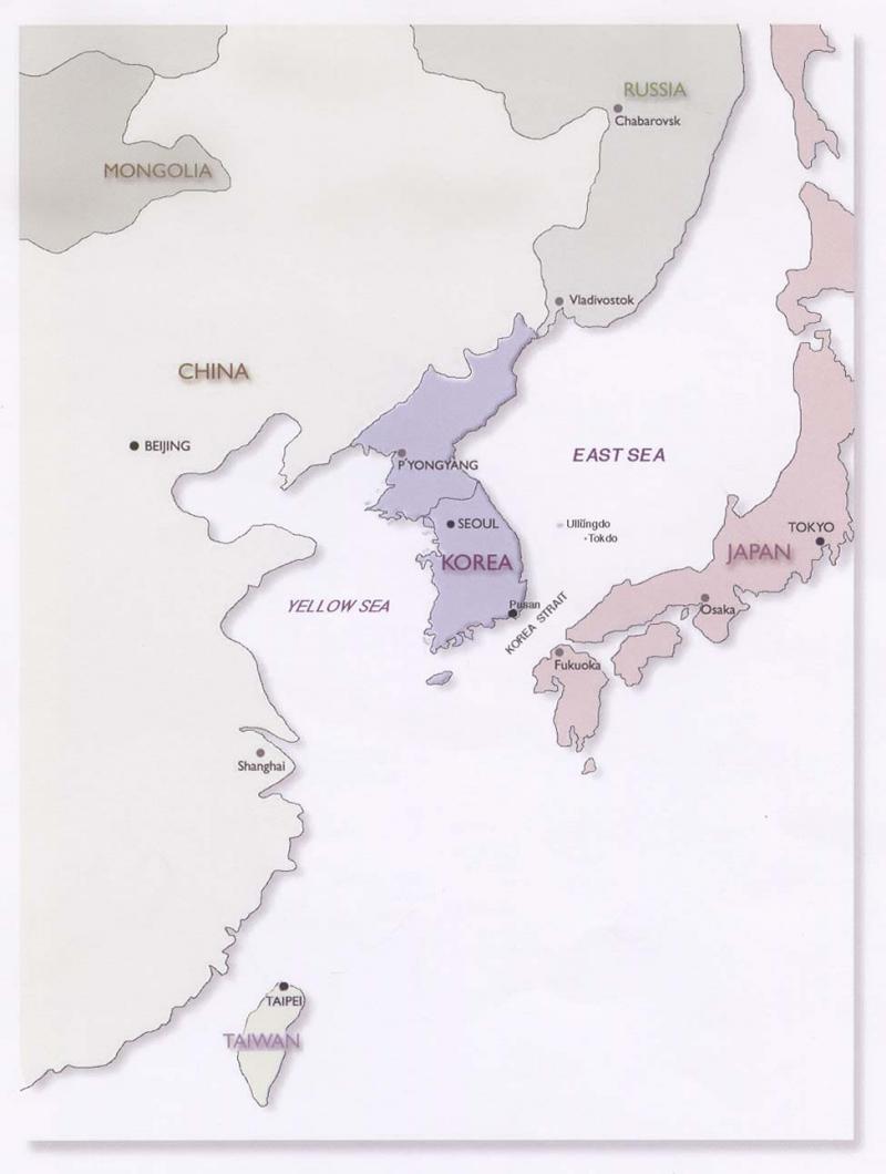 Korea map